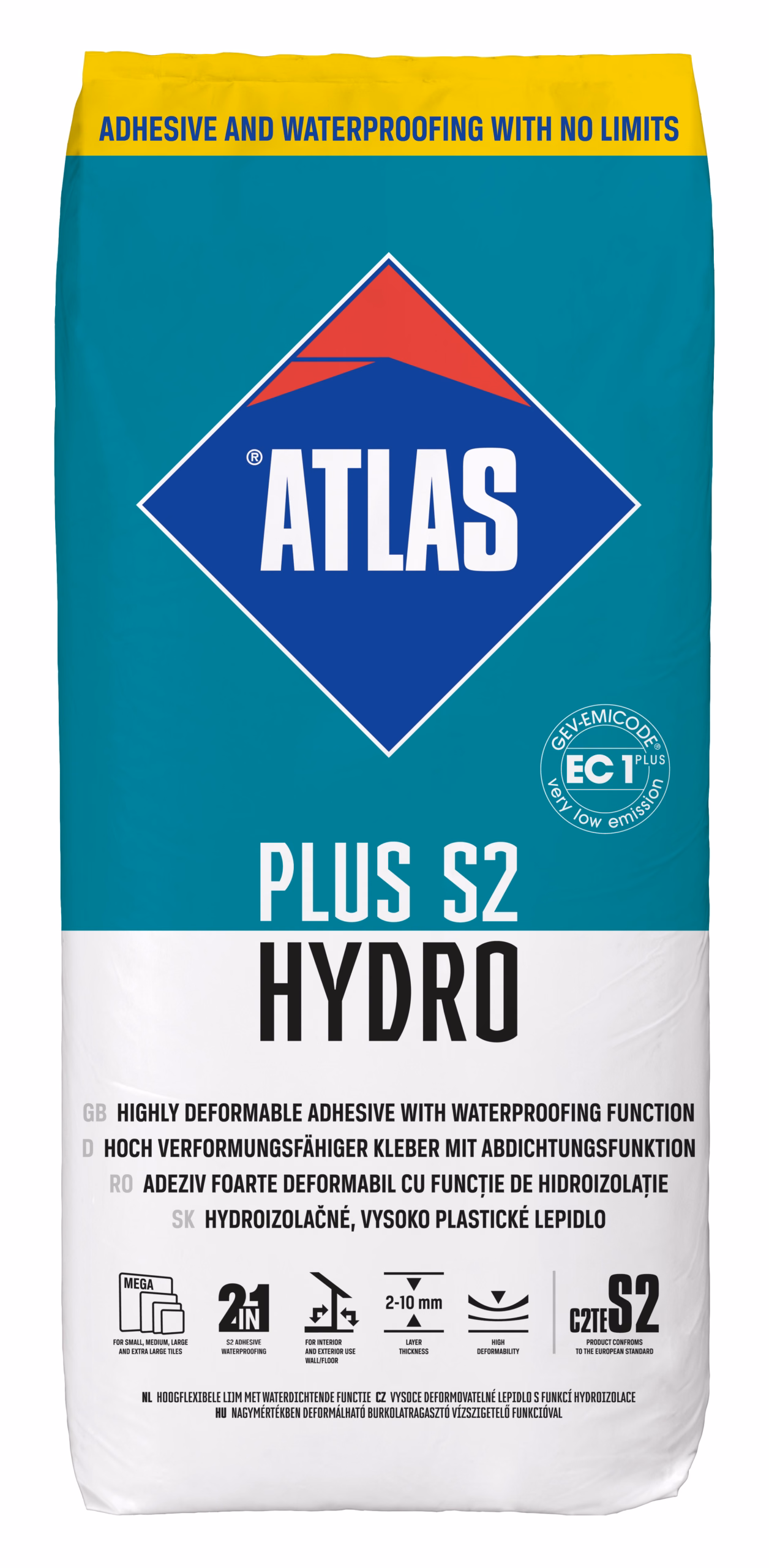 Atlas Plus S2 Hydro tegellijm met waterdichting