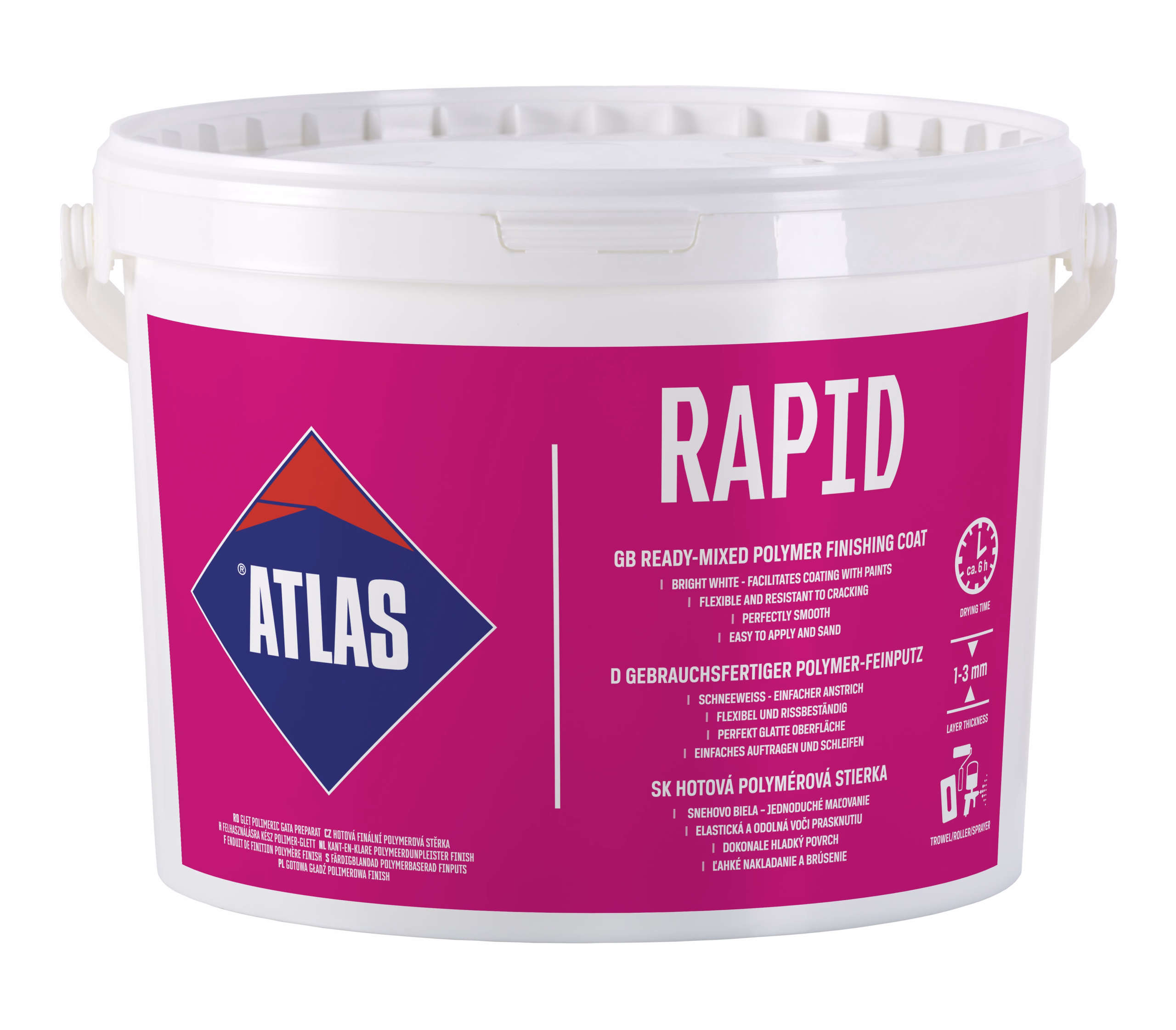 Atlas Rapid Finish stucpasta