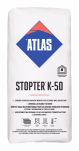 Atlas Stopter K-50 isolatielijm- en wapeningsmortel