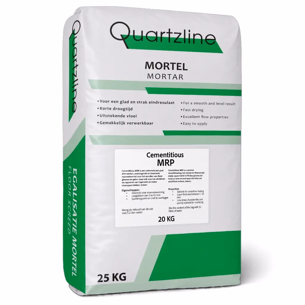 Quartzline Cementitious MRP sneldrogende mortel (20 kg)